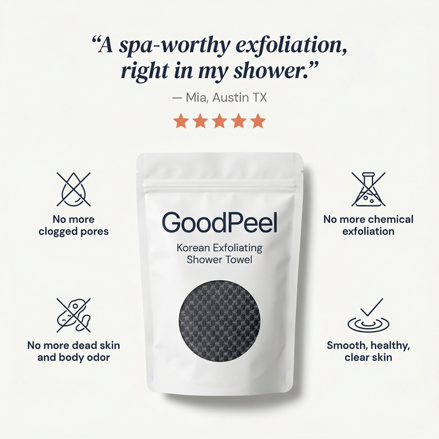 Korean Exfoliating Towel